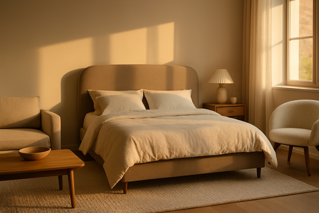 Patul tapitat: O alegere stilată pentru orice dormitor