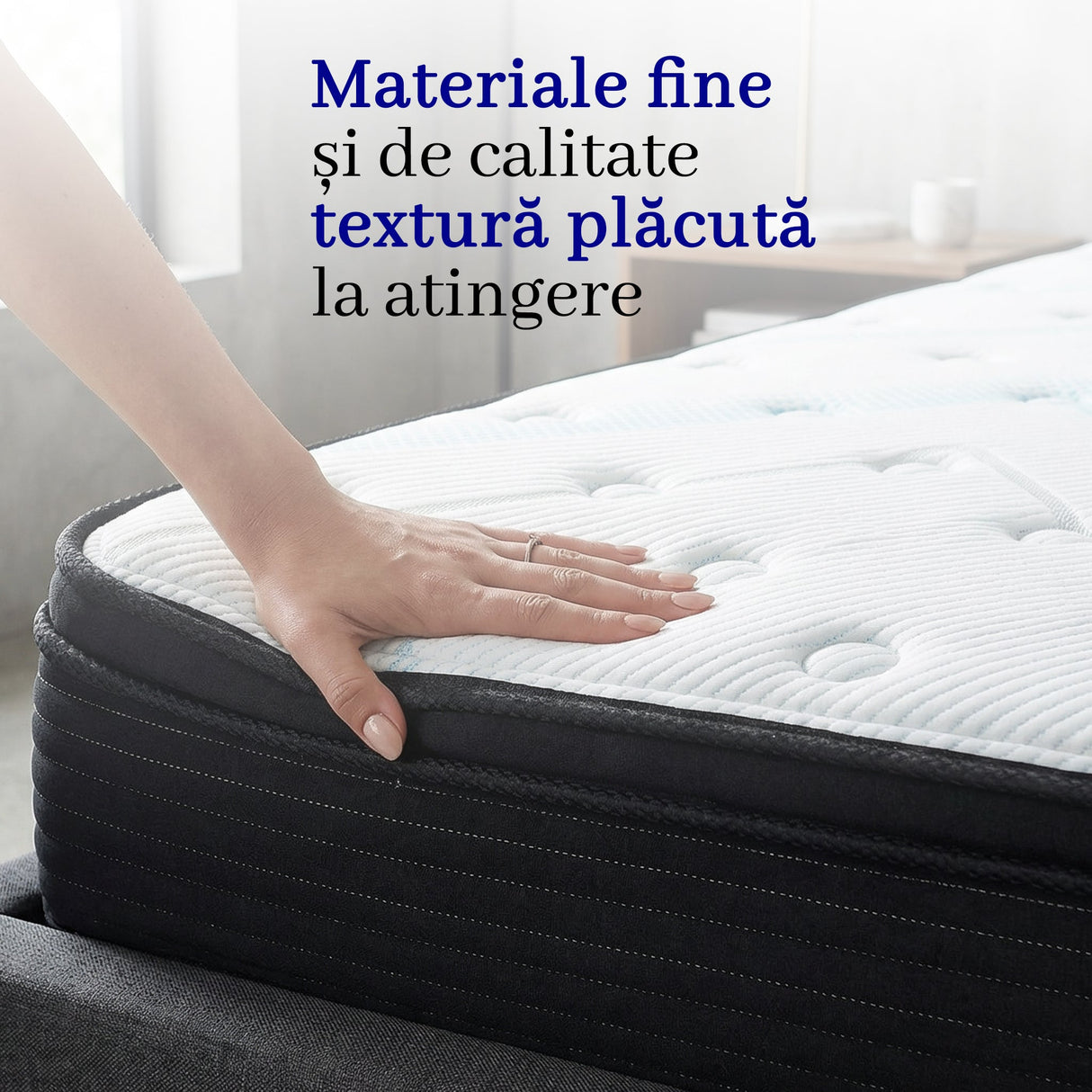 Saltea dumonde Elvara Comfort Pocket 180x200 cm, arcuri individuale, spuma inalta densitate, superortopedica, grosime 25cm LFG-saltele