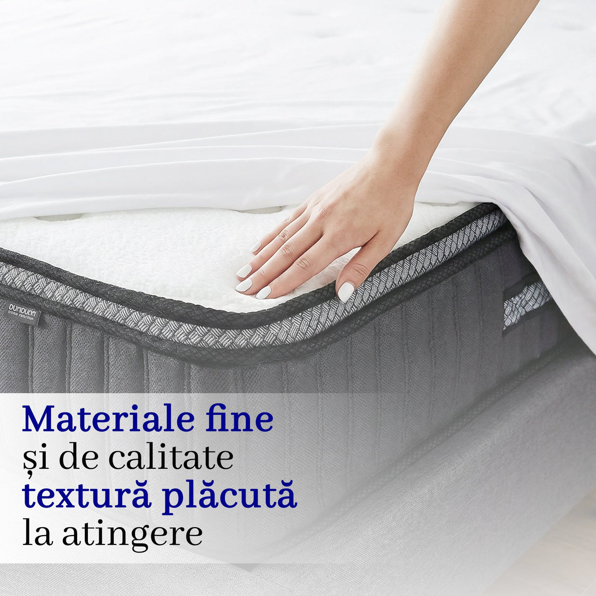 Saltea dumonde Elvara Comfort Pocket 180x200 cm, arcuri individuale, spuma inalta densitate, superortopedica, grosime 25cm LFG-saltele