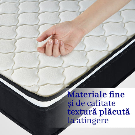 Saltea dumonde Altessa Comfort Pocket 140x200 cm, arcuri individuale, spuma cu memorie, superortopedica, grosime 25 cm LFG-saltele