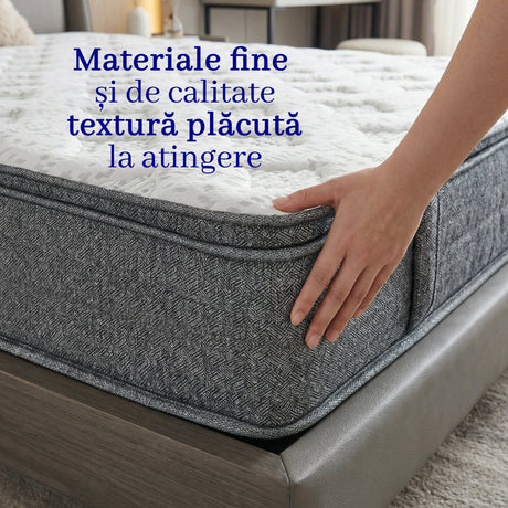 Saltea dumonde Elvara Comfort Pocket 180x200 cm, arcuri individuale, spuma inalta densitate, superortopedica, grosime 25cm LFG-saltele