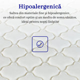 Saltea dumonde Elvara Comfort Pocket 180x200 cm, arcuri individuale, spuma inalta densitate, superortopedica, grosime 25cm LFG-saltele