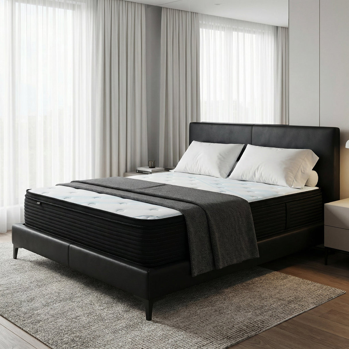 Saltea dumonde Elvara Comfort Pocket 180x200 cm, arcuri individuale, spuma inalta densitate, superortopedica, grosime 25cm LFG-saltele