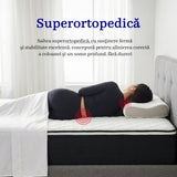 Saltea dumonde Elvara Comfort Pocket 180x200 cm, arcuri individuale, spuma inalta densitate, superortopedica, grosime 25cm LFG-saltele