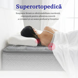 Saltea dumonde Elvara Comfort Pocket 180x200 cm, arcuri individuale, spuma inalta densitate, superortopedica, grosime 25cm LFG-saltele