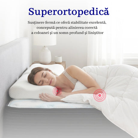 Saltea dumonde Elvara Comfort Pocket 180x200 cm, arcuri individuale, spuma inalta densitate, superortopedica, grosime 25cm LFG-saltele