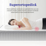 Saltea dumonde Elvara Comfort Pocket 180x200 cm, arcuri individuale, spuma inalta densitate, superortopedica, grosime 25cm LFG-saltele