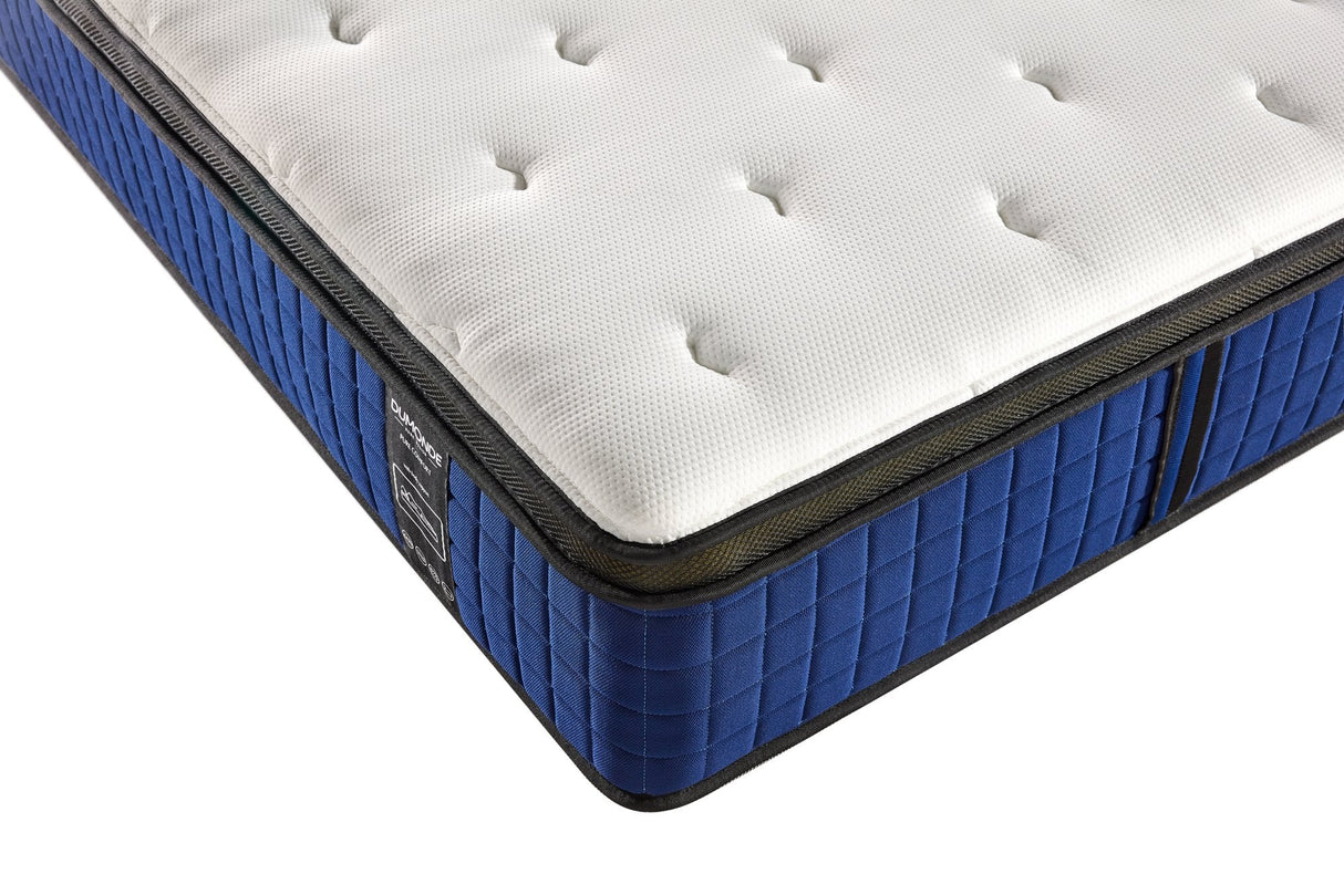 Saltea dumonde Azura Indigo Pocket 160x200 cm, arcuri individuale, spuma cu memorie, superortopedica, grosime 30 cm