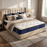 Saltea dumonde Azuro Premium Pocket 160x200 cm, arcuri individuale, spuma cu memorie, superortopedica, grosime 30 cm Du'Monde