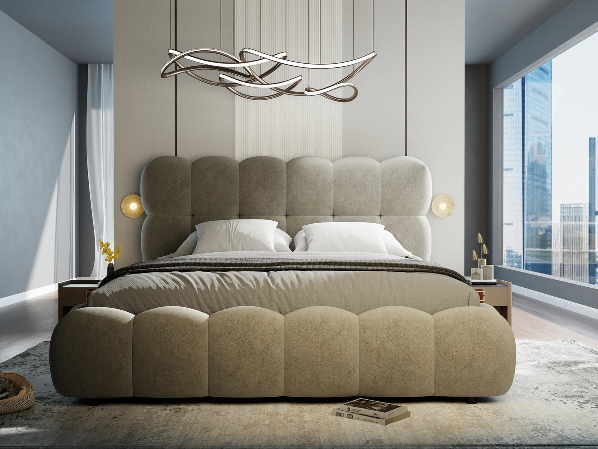 Pat California 160x200 cm, maro, Plush velvet KK5J086 brown 11# - imagine 2