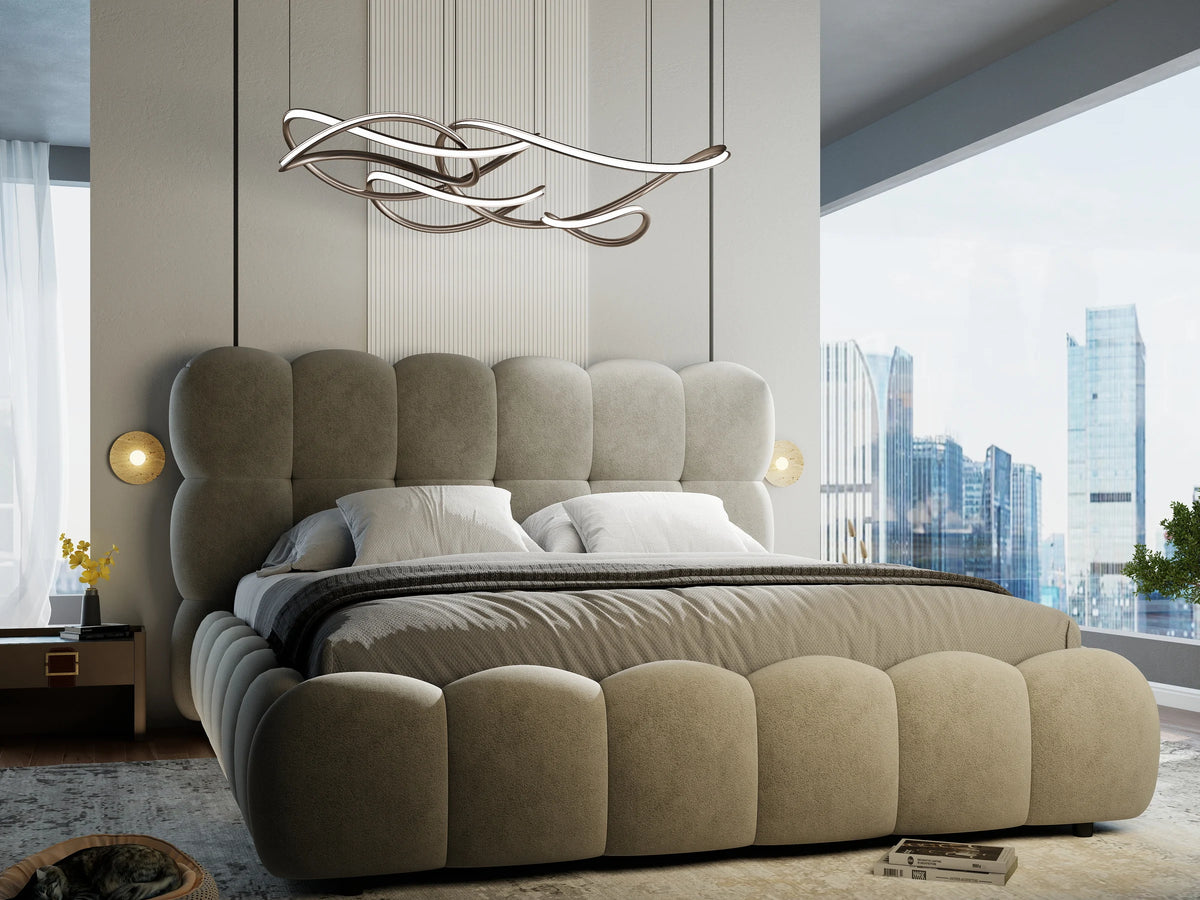 Pat California 160x200 cm, maro, Plush velvet KK5J086 brown 11# - imagine 5