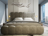 Pat California 180x200 cm, gri, Plush velvet KK5J086 grey 14# - imagine 6