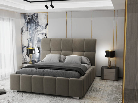 Pat Elaris 160x200 cm, Plush velvet KK5J086 beige 12# – imagine 3