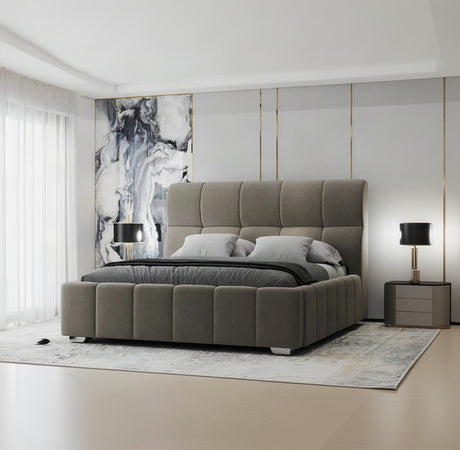 Pat Elaris 160x200 cm, Plush velvet KK5J086 beige 12# – imagine 11