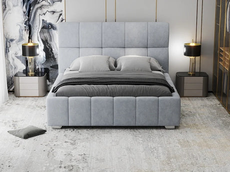 Pat Elaris 180x200 cm, Plush velvet KK5J086 grey 8# – imagine 2