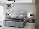 Pat Elaris 180x200 cm, Plush velvet KK5J086 grey 8# – imagine 3