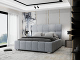 Pat Elaris 180x200 cm, Plush velvet KK5J086 grey 8# – imagine 4