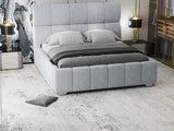 Pat Elaris 180x200 cm, Plush velvet KK5J086 grey 8# – imagine 5