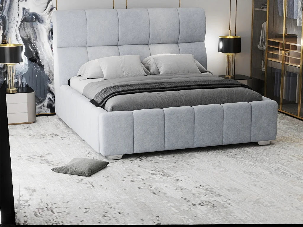 Pat Elaris 180x200 cm, Plush velvet KK5J086 grey 8# – imagine 12