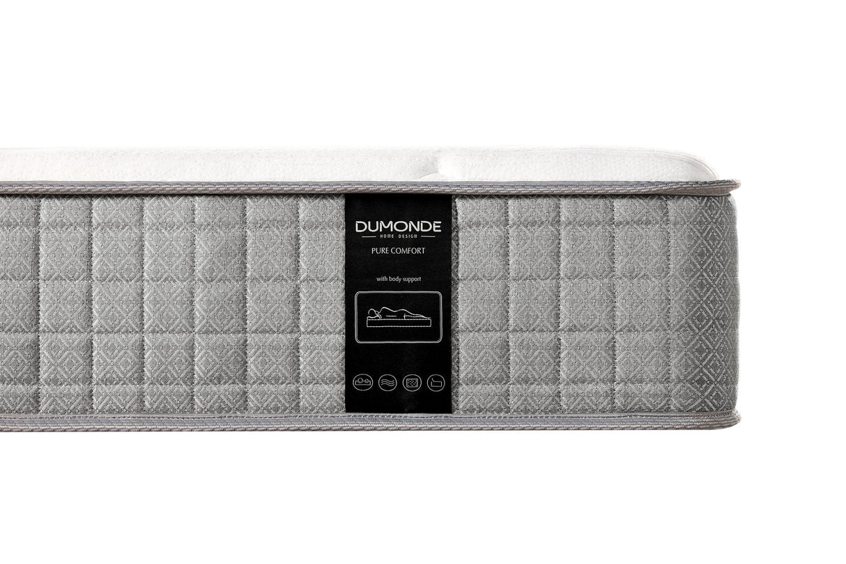 Saltea dumonde Cordelia Essential Pocket 140x200 cm, arcuri individuale, spuma cu memorie, superortopedica, grosime 25 cm