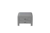 Noptiera dumonde tapitata plush gri Velvet WLS
