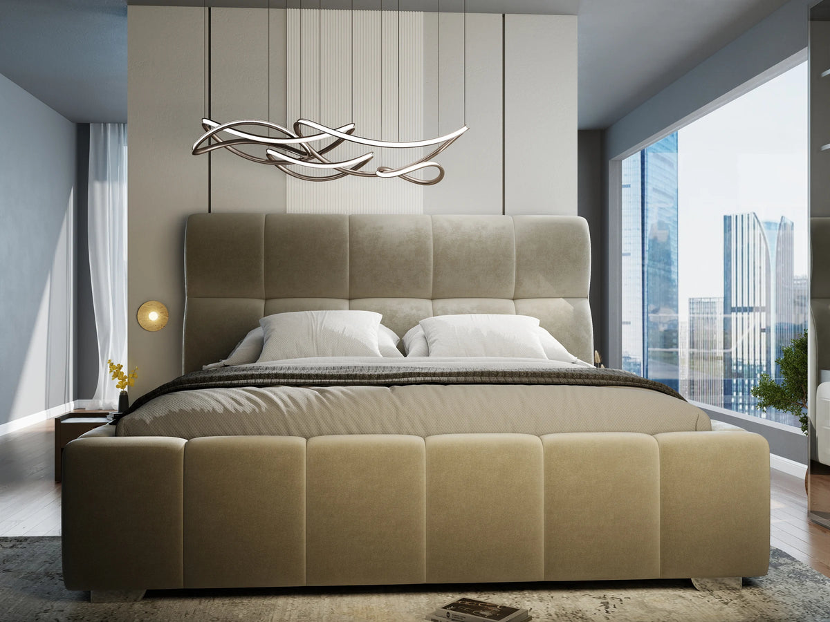 Pat Elaris 160x200 cm, maro, Plush velvet KK5J086 brown 11# - imagine 2