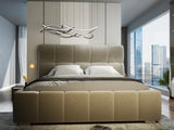 Pat Elaris 160x200 cm, maro, Plush velvet KK5J086 brown 11# - imagine 2