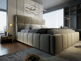 Pat Elaris 160x200 cm, maro, Plush velvet KK5J086 brown 11# - imagine 4