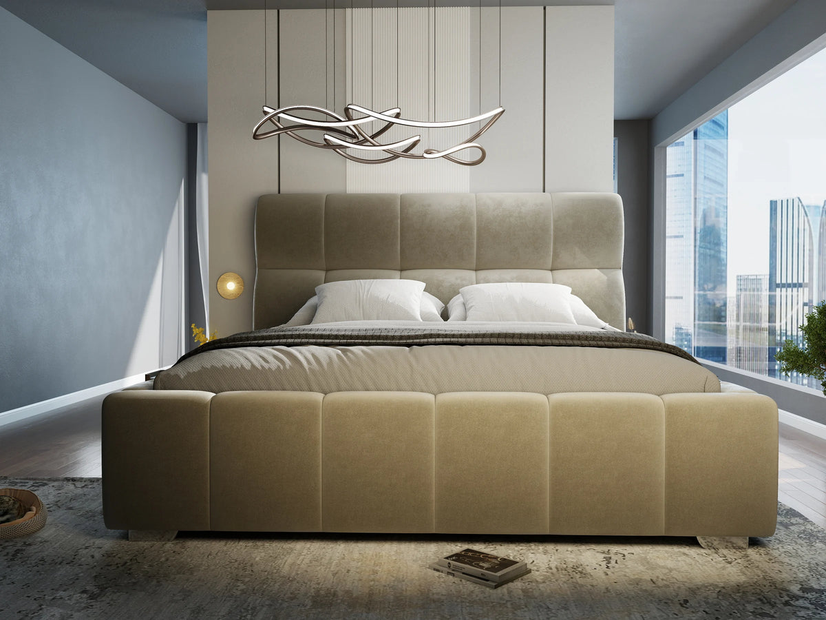 Pat Elaris 160x200 cm, maro, Plush velvet KK5J086 brown 11# - imagine 6