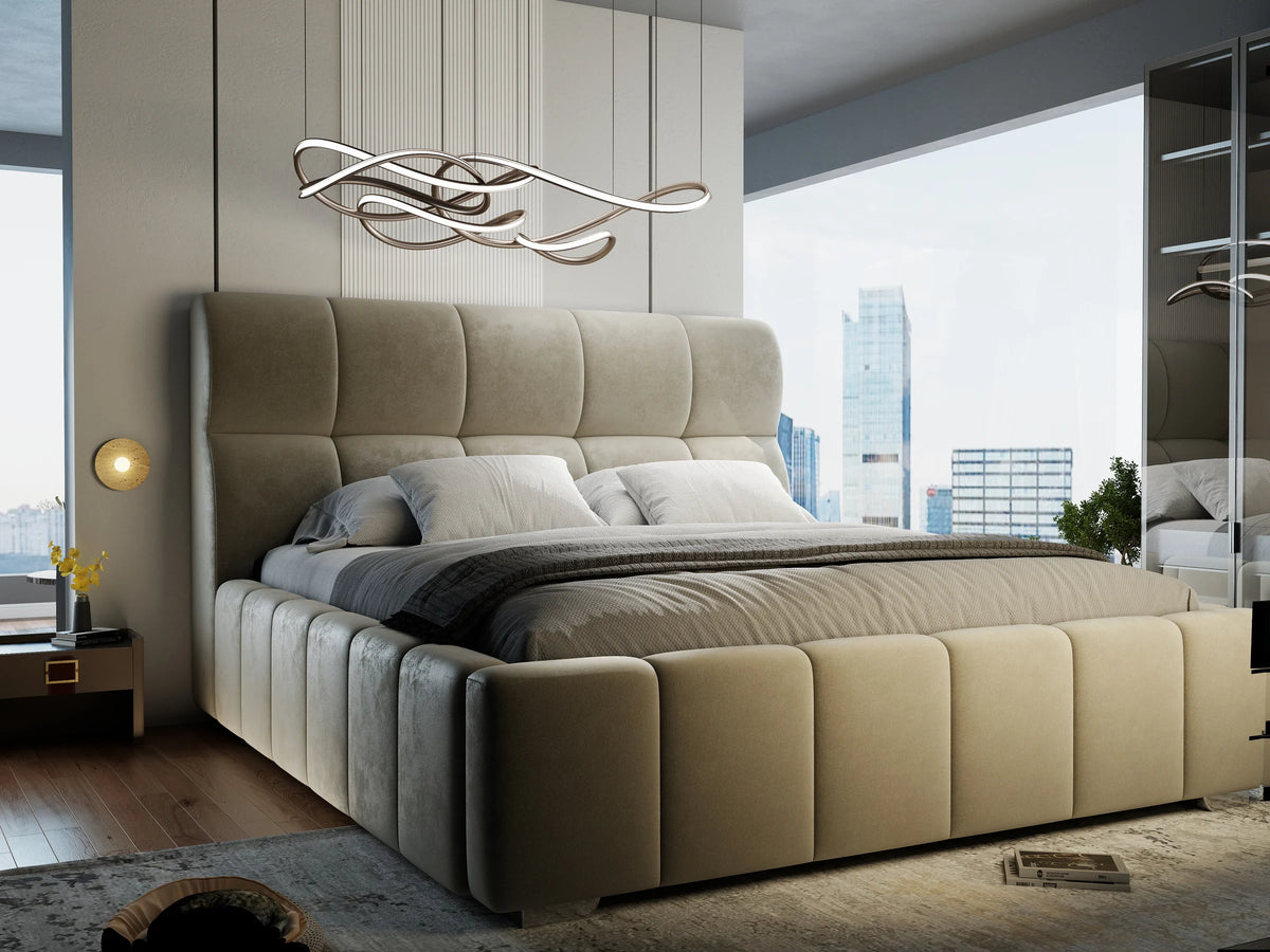 Pat Elaris 160x200 cm, maro, Plush velvet KK5J086 brown 11# - imagine 7