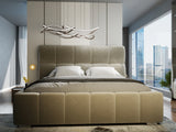 Pat Elaris 180x200 cm, maro, Plush velvet KK5J086 brown 11# - imagine 2