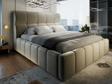 Pat Elaris 180x200 cm, maro, Plush velvet KK5J086 brown 11# - imagine 8