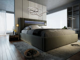 Pat Glow 160x200 cm, gri, Plush velvet KK5J086 grey 17# - imagine 3