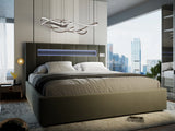 Pat Glow 160x200 cm, gri, Plush velvet KK5J086 grey 17# - imagine 5
