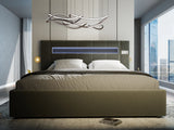 Pat Glow 180x200 cm, gri, Plush velvet KK5J086 grey 17# - imagine 2