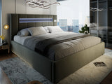 Pat Glow 180x200 cm, gri, Plush velvet KK5J086 grey 17# - imagine 8