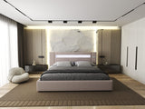 Pat dormitor dumonde, tapitat Roz, Glow 160x200 cm, somiera rabatabila inclusa, spatiu depozitare