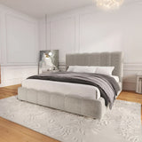 Set Pat dormitor dumonde, tapitat gri, Milano 180x200 cm, somiera rabatabila inclusa, spatiu depozitare + saltea