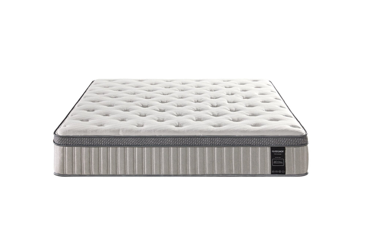Saltea dumonde Linnara Silver Pocket 160x200 cm, arcuri individuale, spuma cu memorie, superortopedica, grosime 30 cm