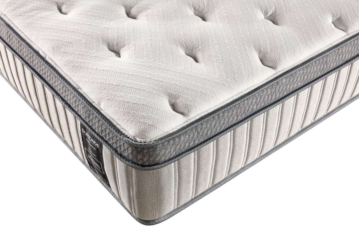 Saltea dumonde Linnara Silver Pocket 180x200 cm, arcuri individuale, spuma cu memorie, superortopedica, grosime 30 cm