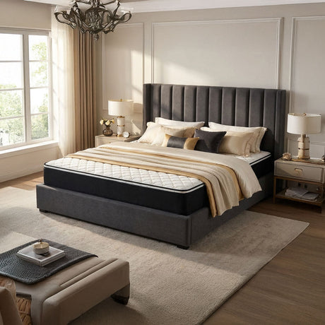 Saltea dumonde Elvara Comfort Pocket 180x200 cm, arcuri individuale, spuma inalta densitate, superortopedica, grosime 25cm LFG-saltele
