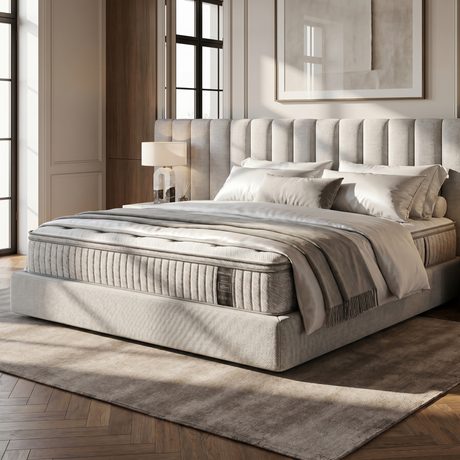Saltea dumonde Royal Premium Pocket 180x200 cm, arcuri individuale, spuma cu memorie, superortopedica, grosime 30 cm