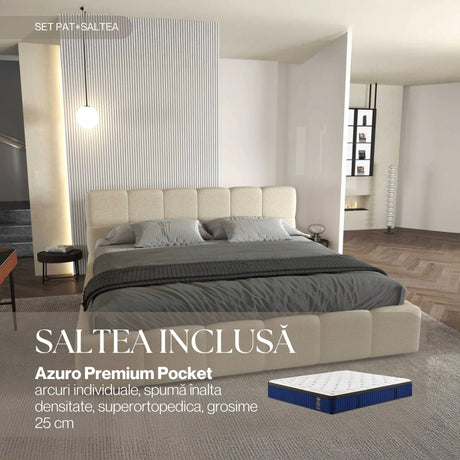 set barcelona bej azuro premium pocket