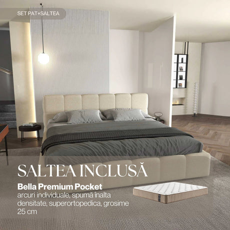 set barcelona bej bella premium pocket