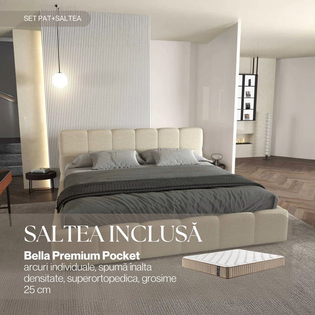set barcelona bej bella premium pocket