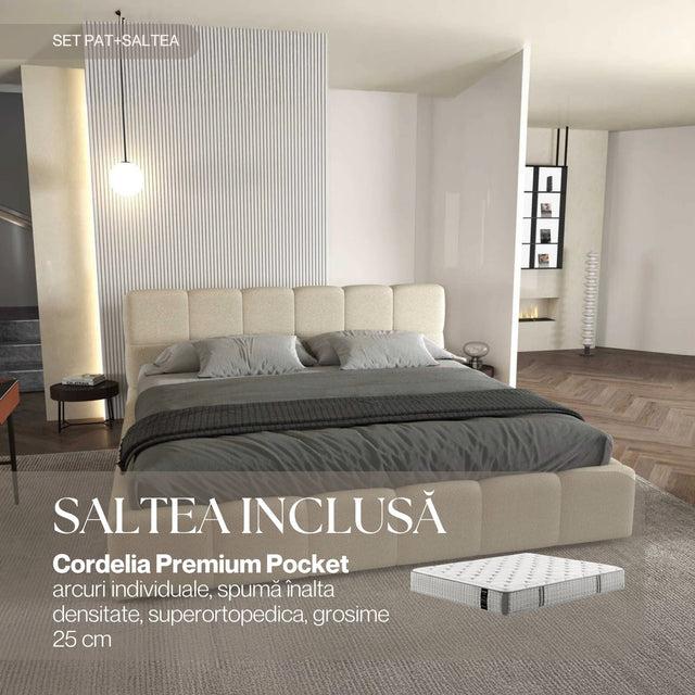 set barcelona bej cordelia premium pocket