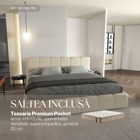 set barcelona bej tessaria premium pocket