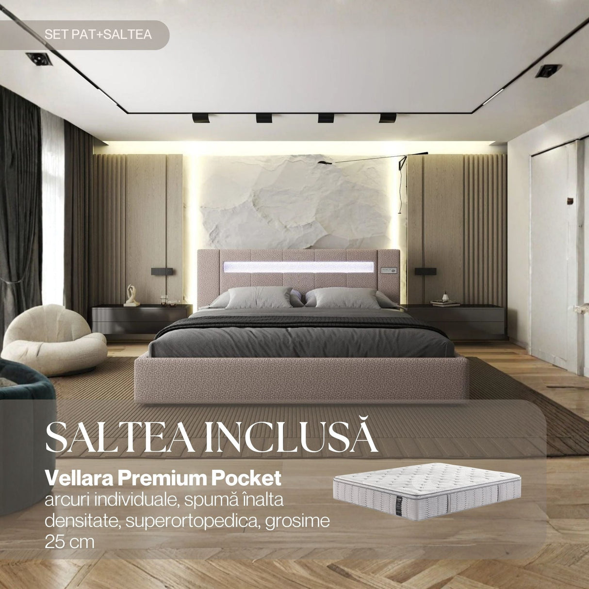 set glow roz vellara premium pocket