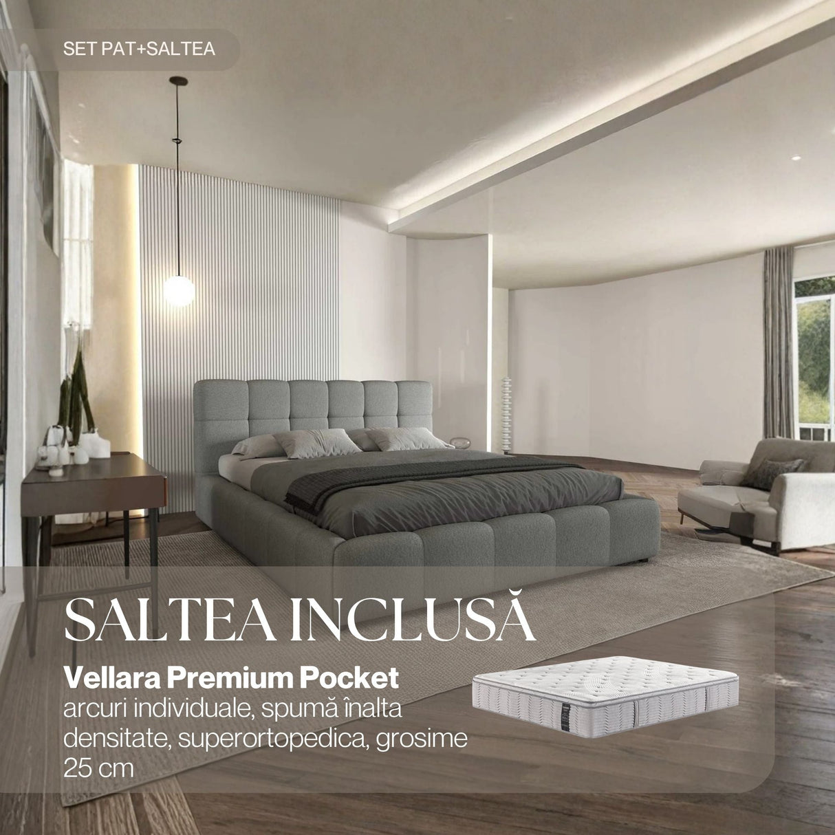 set lorenzo gri vellara premium pocket