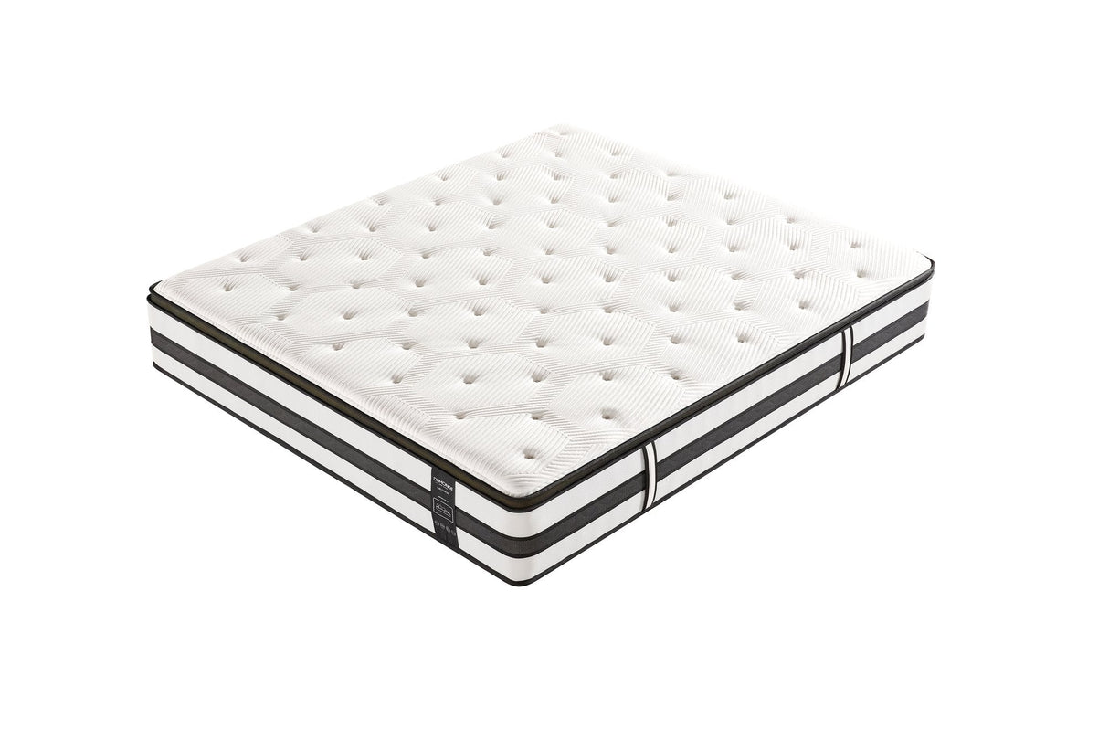 Saltea dumonde Essential Premium Pocket 140x200 cm, arcuri individuale, spuma cu memorie, superortopedica, grosime 30 cm